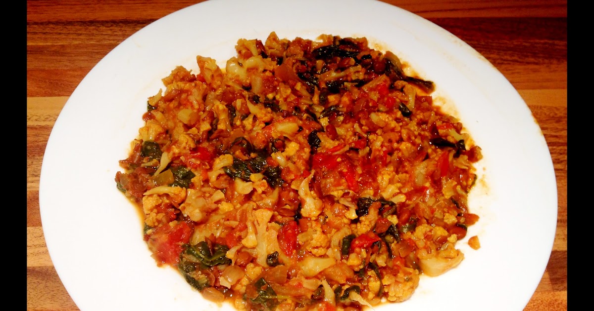 JustAnnieQPR Slow Cooker Cauliflower and Spinach Jalfrezi